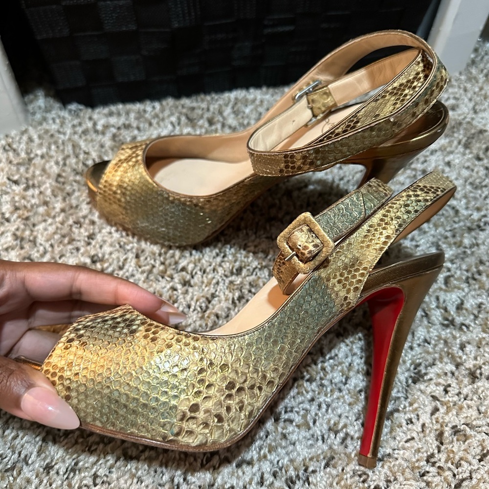 Snakeskin Louboutin Heels